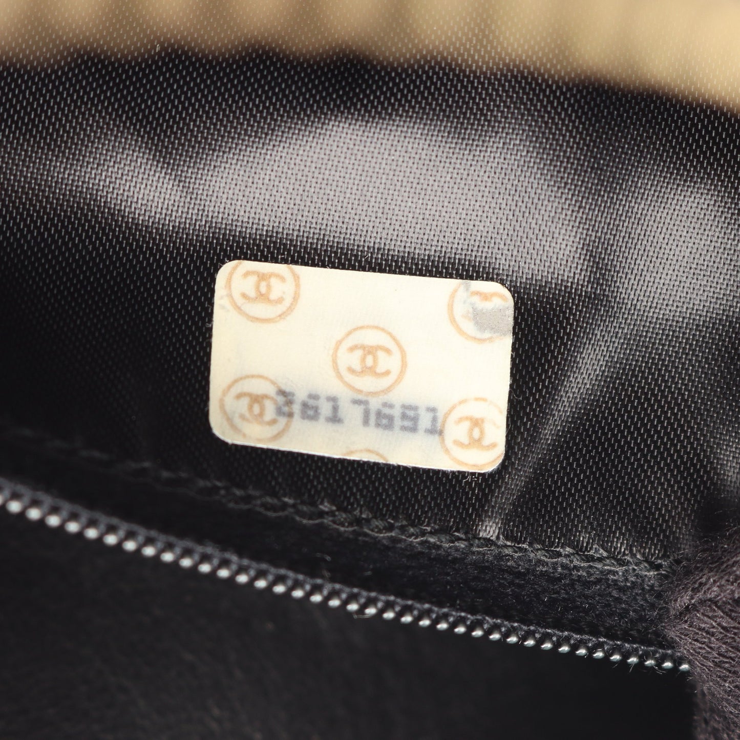 マトラッセ チェーンショルダーバッグ ラムスキン ブラック ゴールド金具 シャネル バッグ CHANEL