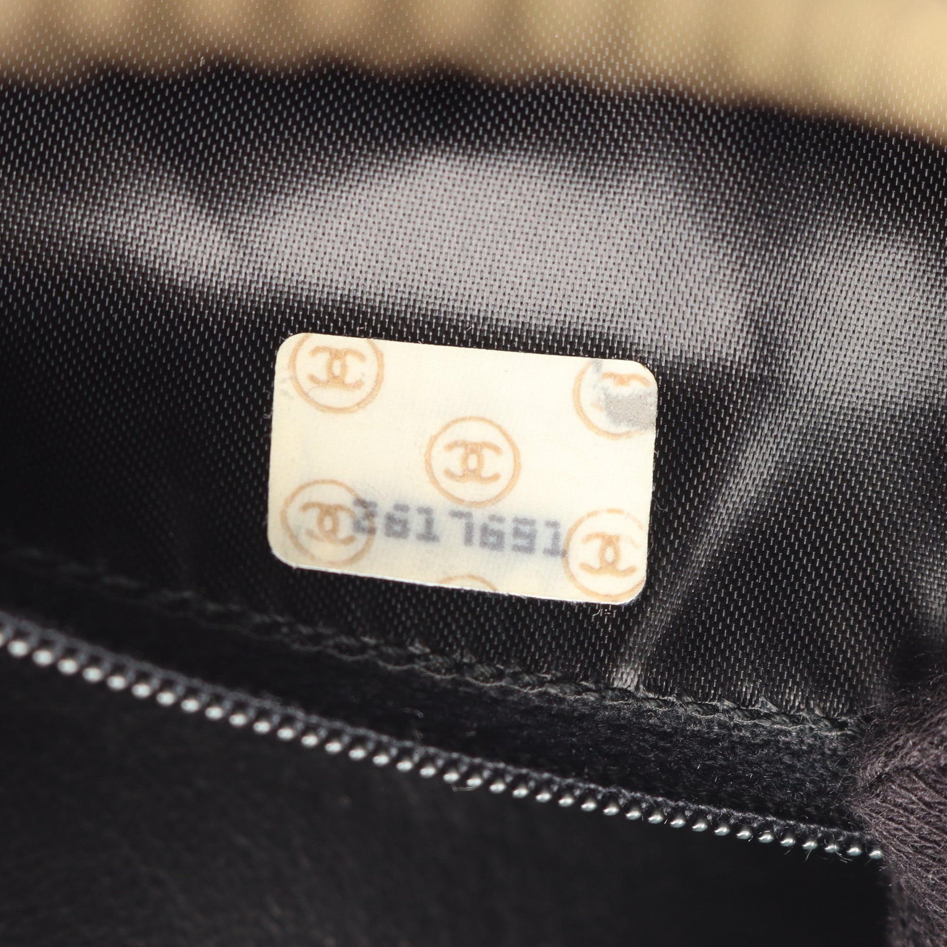 マトラッセ チェーンショルダーバッグ ラムスキン ブラック ゴールド金具 シャネル バッグ CHANEL