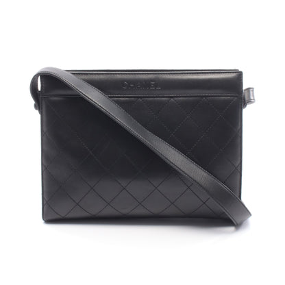 マトラッセ ワンショルダーバッグ レザー ブラック ゴールド金具 シャネル バッグ CHANEL