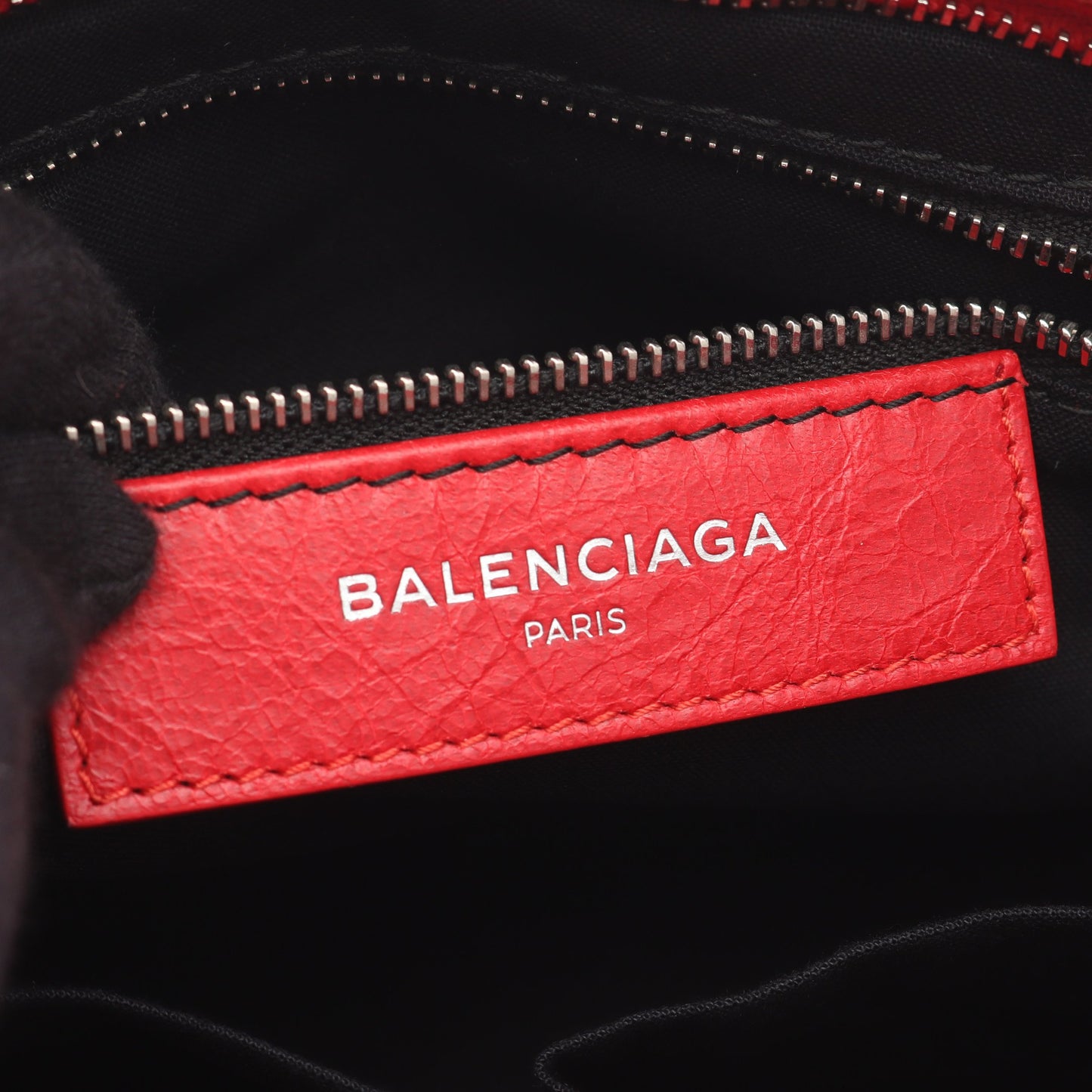 Le City Small ル シティ スモール 2WAY ハンドバッグ レザー レッド バレンシアガ バッグ BALENCIAGA