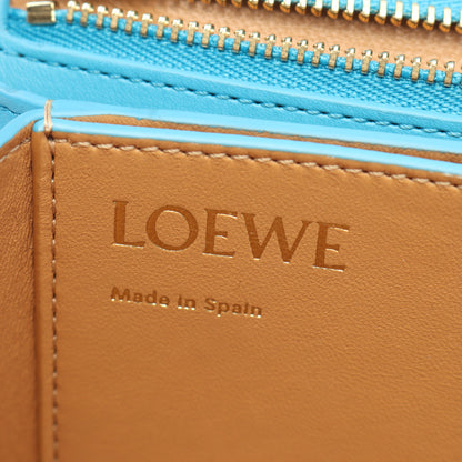 ゴヤ ミディアム ショルダーバッグ レザー ライトブルー ロエベ バッグ LOEWE