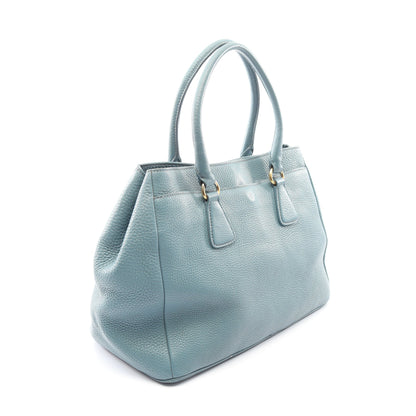 ヴィッテロダイノ 2WAY ハンドバッグ トートバッグ レザー ブルーグリーン プラダ バッグ PRADA