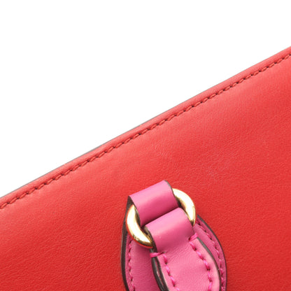 2WAY ハンドバッグ レザー レッド ピンクパープル グッチ バッグ GUCCI