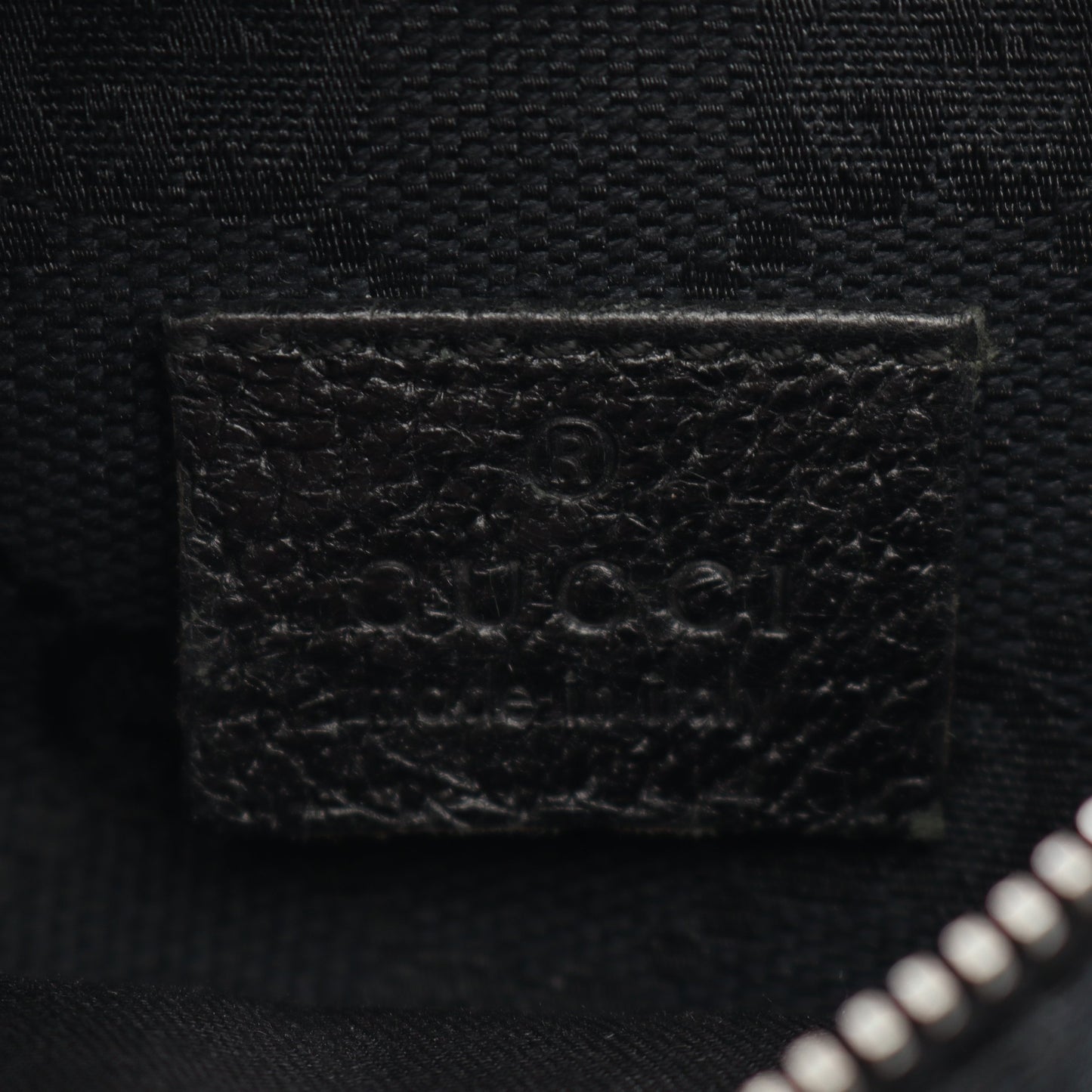 GGキャンバス ボディバッグ ウエストバッグ キャンバス レザー ブラック グッチ バッグ GUCCI