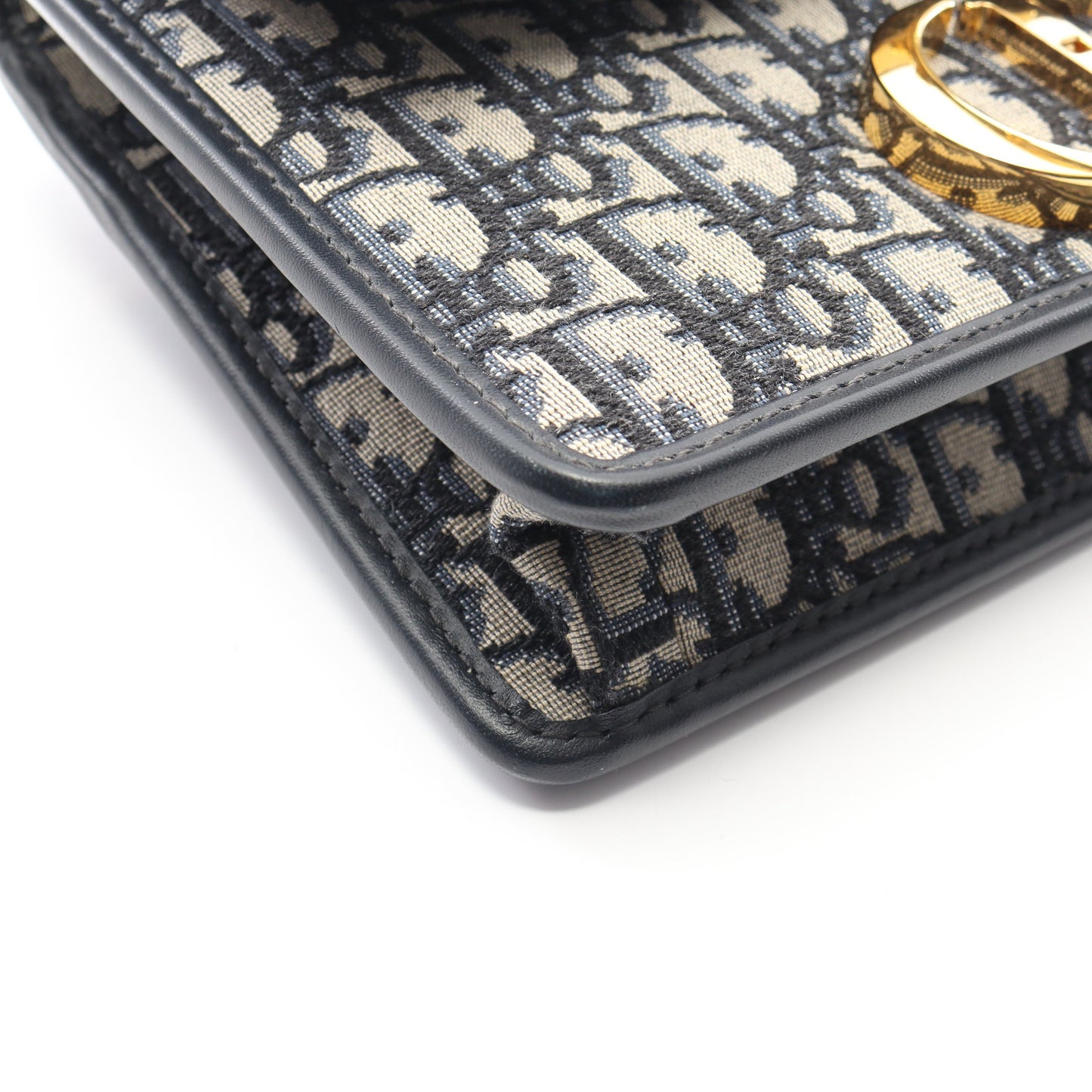 30 MONTAIGNE モンテーニュ オブリーク ジャカード ショルダーバッグ キャンバス レザー ベージュ ネイビー クリスチャンディオール バッグ Christian Dior