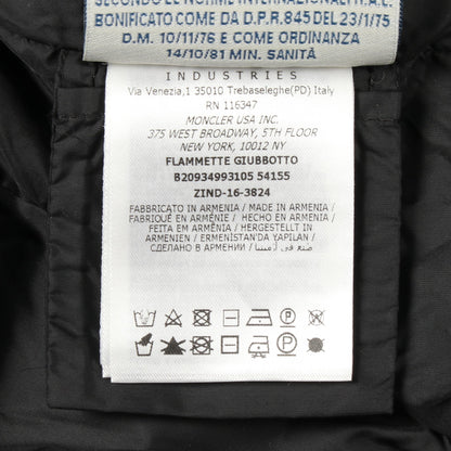 FLAMMETTE フラメッテ フード付き ダウンコート ナイロン ブラック モンクレール アウター MONCLER