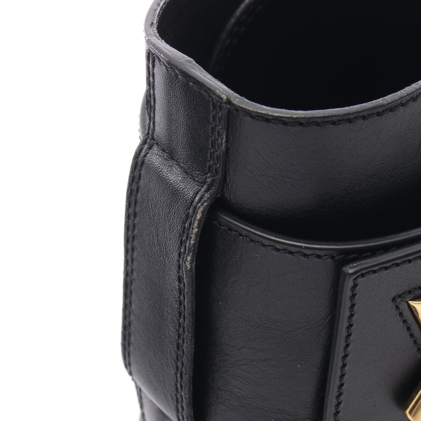 ワンダーランドライン ブーツ レザー ブラック ルイヴィトン シューズ LOUIS VUITTON