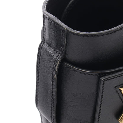ワンダーランドライン ブーツ レザー ブラック ルイヴィトン シューズ LOUIS VUITTON