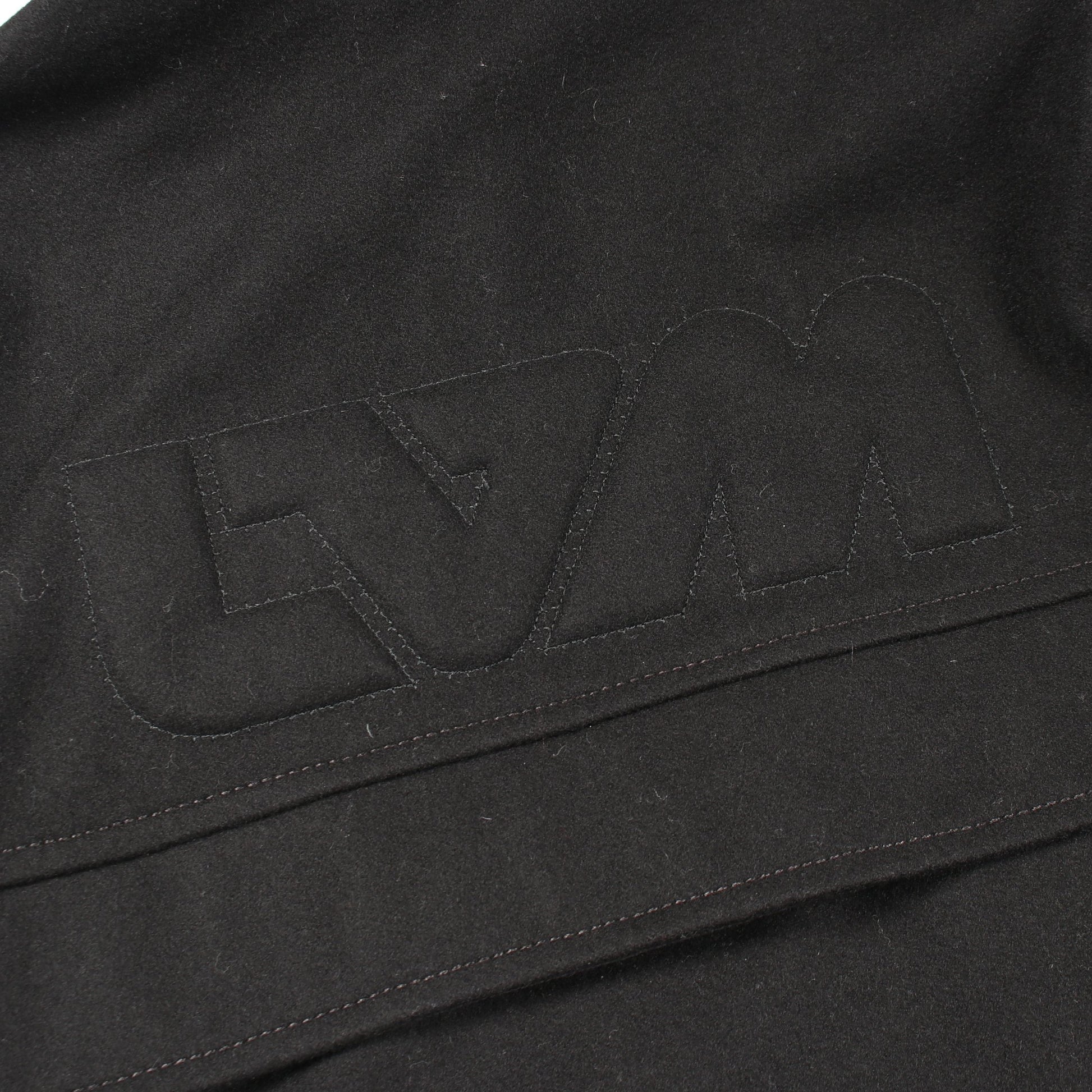 LVM ビジネスブルゾン ブローチ付き ブルゾン ウール ブラック ルイヴィトン アウター LOUIS VUITTON