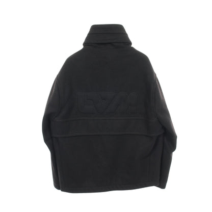 LVM ビジネスブルゾン ブローチ付き ブルゾン ウール ブラック ルイヴィトン アウター LOUIS VUITTON
