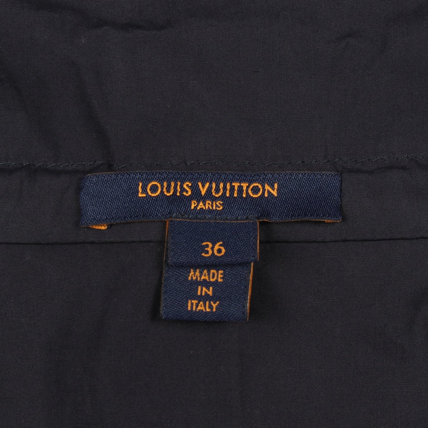 ハイネック ノースリーブ ワンピース コットン ネイビー ルイヴィトン ワンピース LOUIS VUITTON