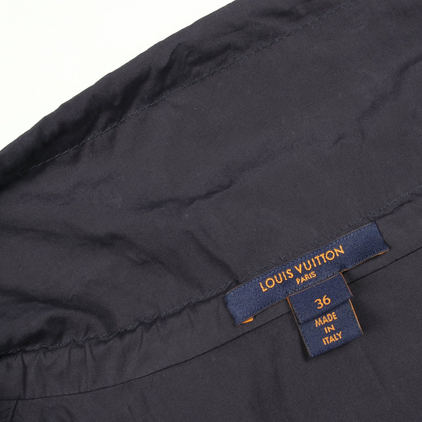 ハイネック ノースリーブ ワンピース コットン ネイビー ルイヴィトン ワンピース LOUIS VUITTON