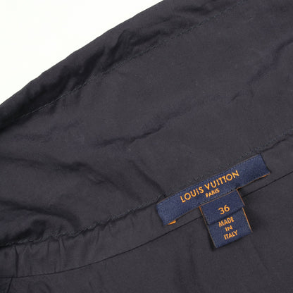 ハイネック ノースリーブ ワンピース コットン ネイビー ルイヴィトン ワンピース LOUIS VUITTON