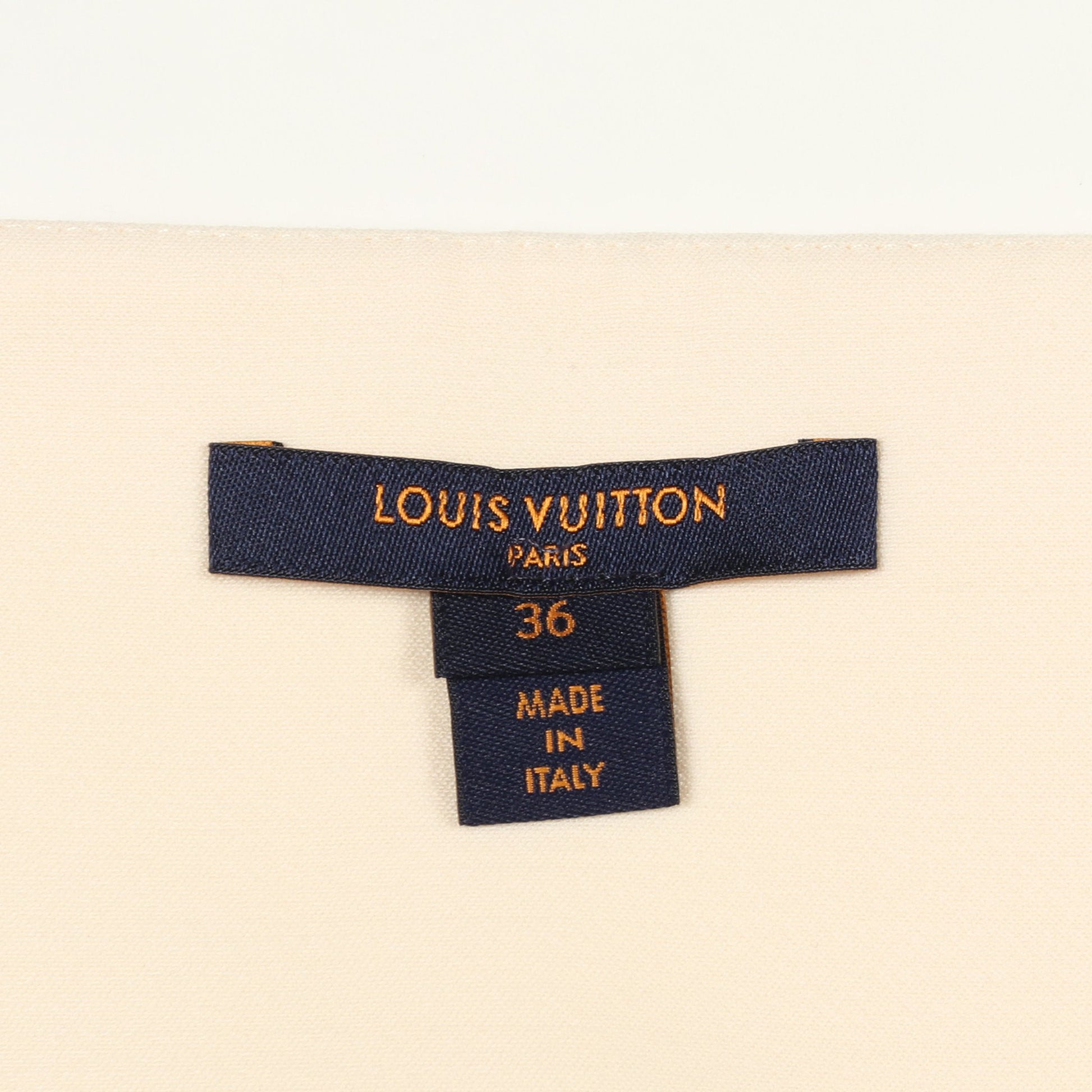 ラップスカート ウール シルク アイボリー ルイヴィトン ボトムス LOUIS VUITTON