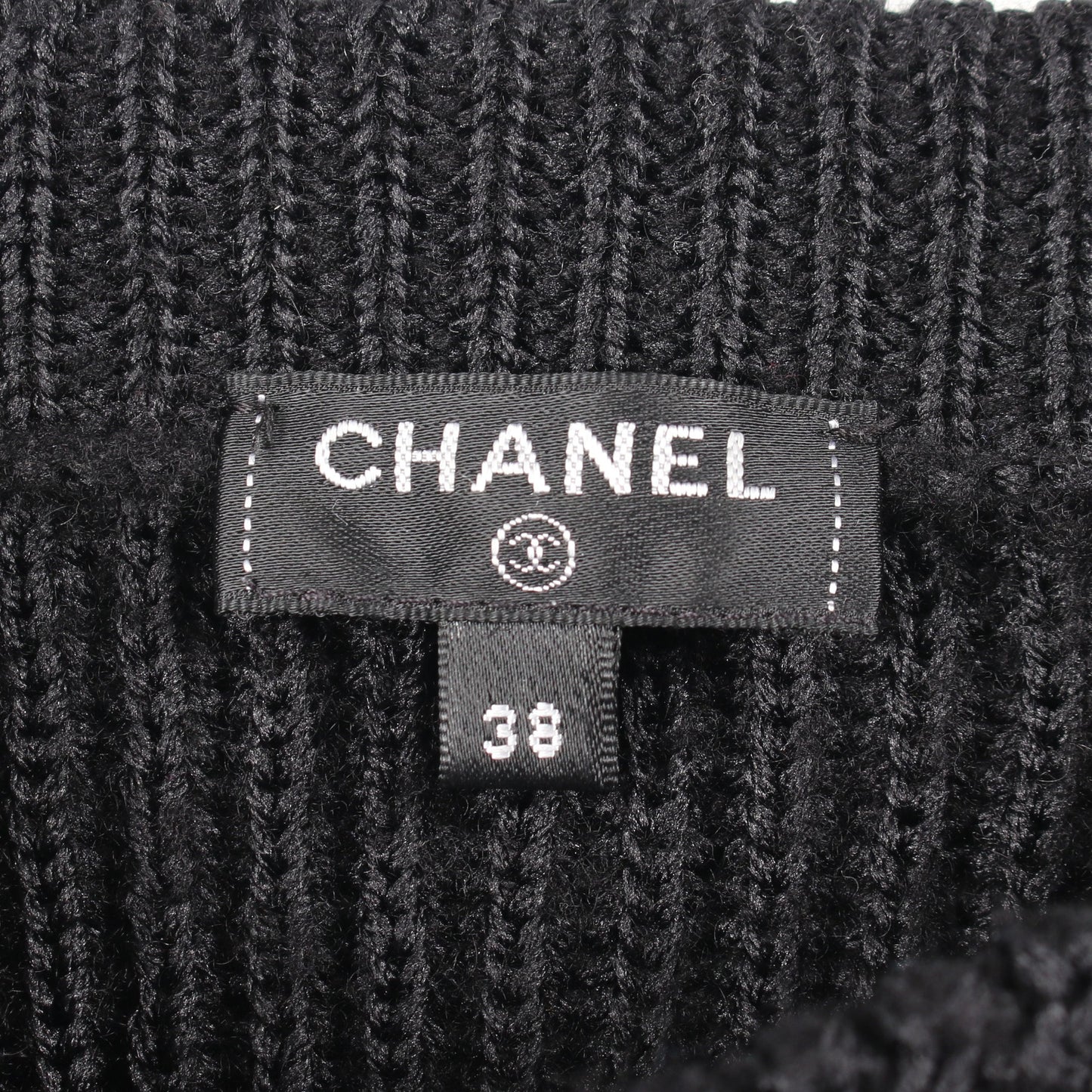 ココマークボタン ニット カシミヤ ブラック シャネル トップス CHANEL