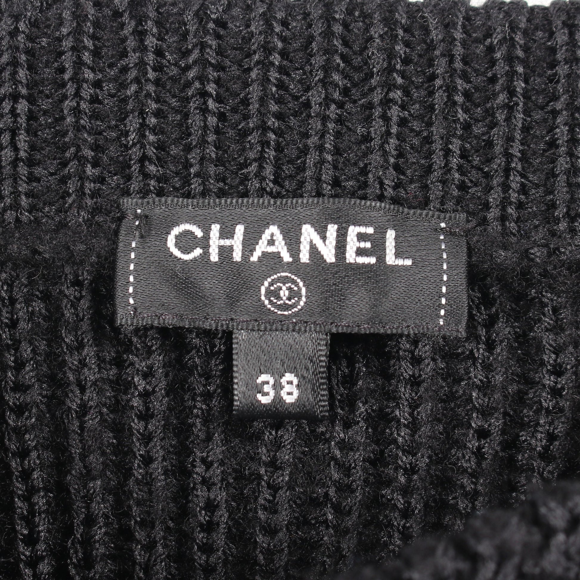 ココマークボタン ニット カシミヤ ブラック シャネル トップス CHANEL