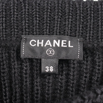 ココマークボタン ニット カシミヤ ブラック シャネル トップス CHANEL