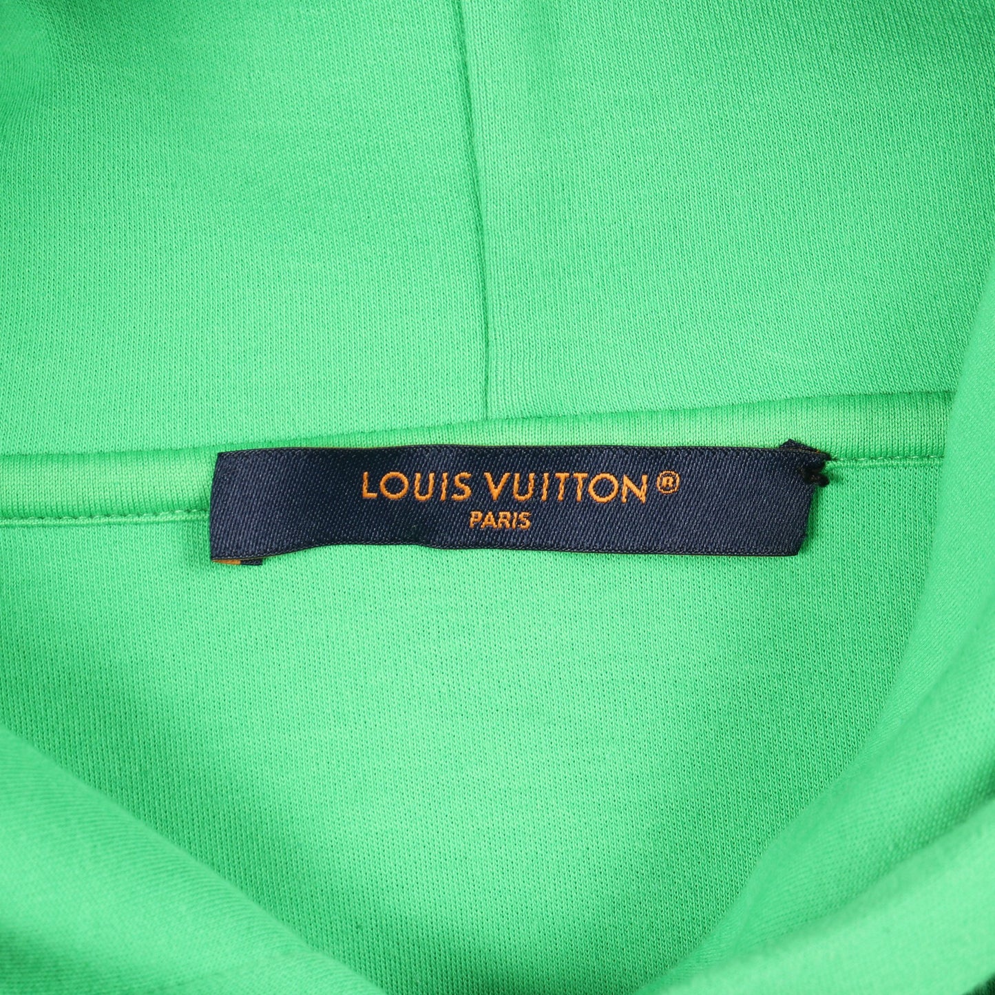 モノグラムフラワーストッパー プルオーバーパーカー コットン グリーン ルイヴィトン トップス LOUIS VUITTON