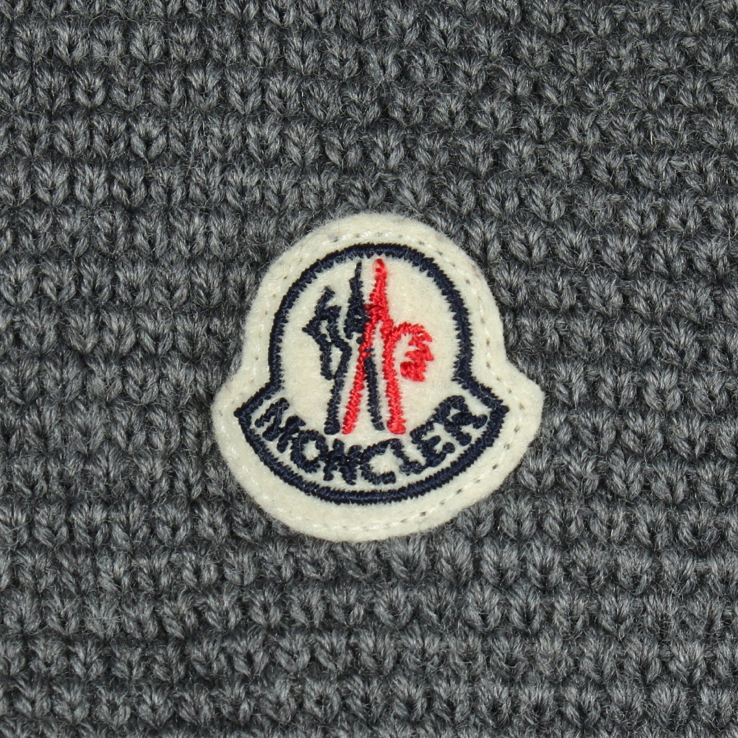 ニット切替 ダウンジャケット ナイロン ウール グレー モンクレール アウター MONCLER