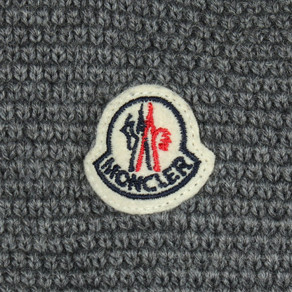 ニット切替 ダウンジャケット ナイロン ウール グレー モンクレール アウター MONCLER