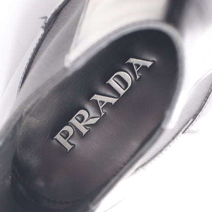 ブラッシュドレザーチェルシーブーツ サイドゴアブーツ レザー ブラック プラダ シューズ PRADA
