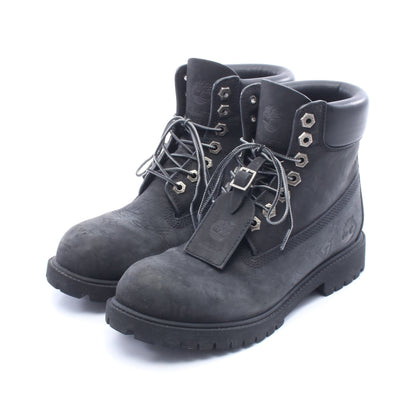 LOUIS VUITTON × Timberland モノグラム 6-IN アンクル ブーツ ヌバック レザー ブラック ルイヴィトン シューズ LOUIS VUITTON