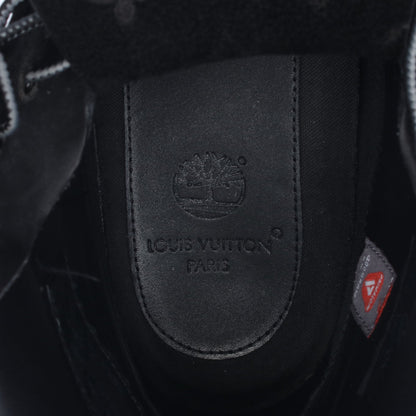 LOUIS VUITTON × Timberland モノグラム 6-IN アンクル ブーツ ヌバック レザー ブラック ルイヴィトン シューズ LOUIS VUITTON