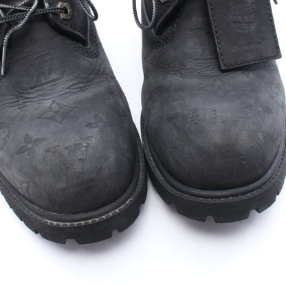 LOUIS VUITTON × Timberland モノグラム 6-IN アンクル ブーツ ヌバック レザー ブラック ルイヴィトン シューズ LOUIS VUITTON