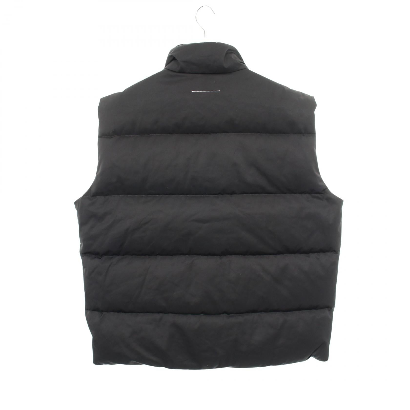 Baffle Quilt Gilet バッフル キルティング ダウンベスト ブラック エムエムシックスメゾンマルジェラ アウター MM6 MAISON MARGIELA