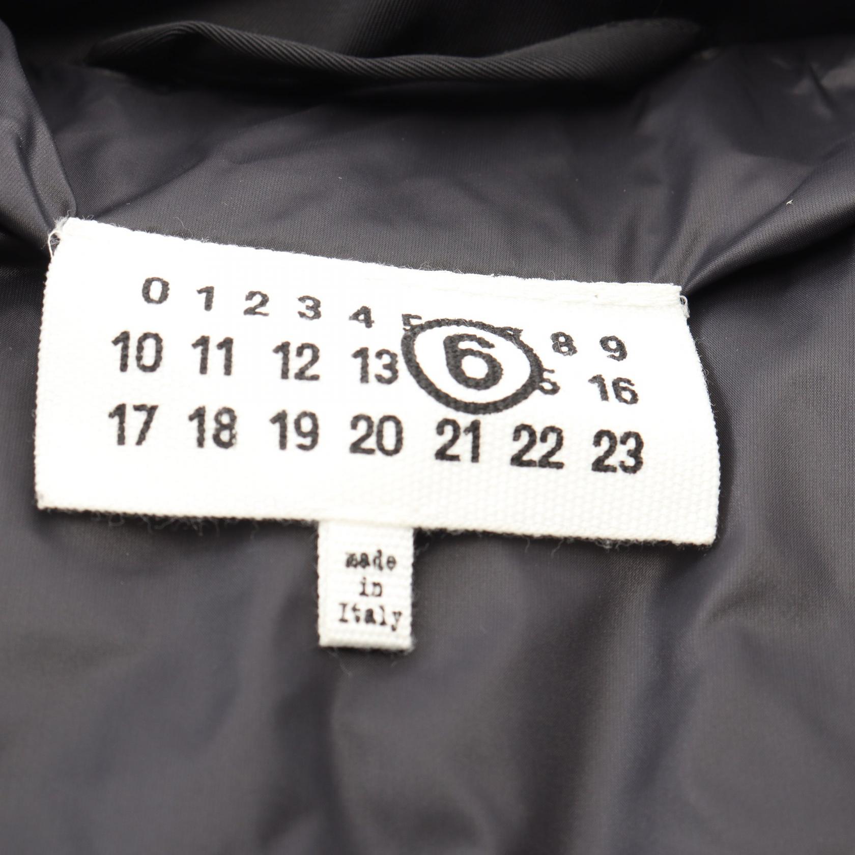 Baffle Quilt Gilet バッフル キルティング ダウンベスト ブラック エムエムシックスメゾンマルジェラ アウター MM6 MAISON MARGIELA