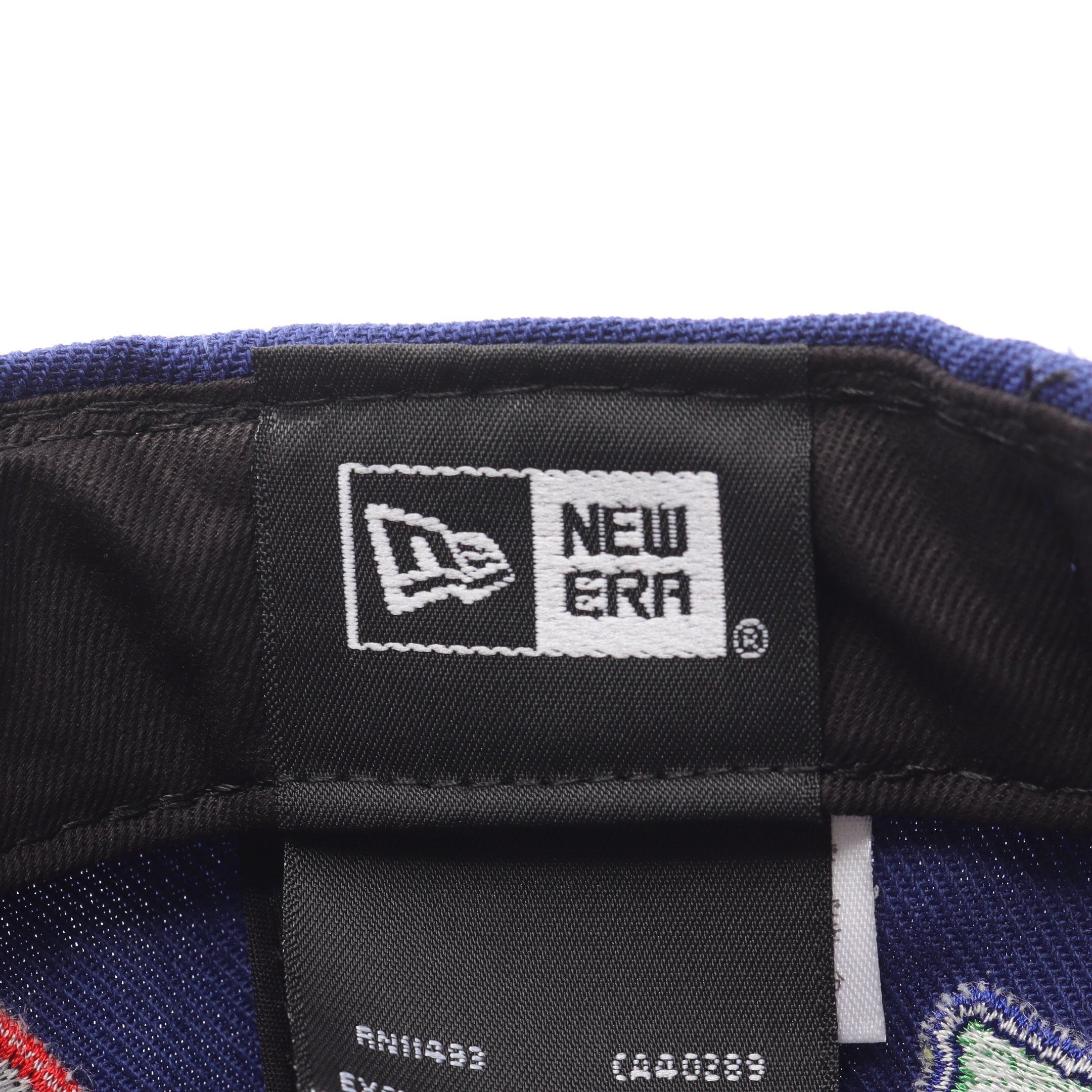 SAINT MICHAEL × NEW ERA 9FIFTY キャップ キャンバス ブルー マルチ