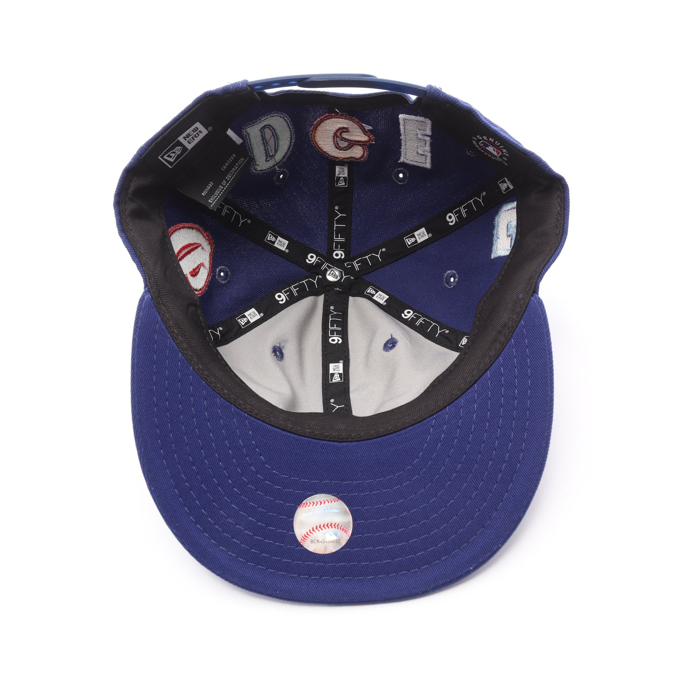 SAINT MICHAEL × NEW ERA 9FIFTY キャップ キャンバス ブルー マルチ SAINT MICHAEL × NEW ERA 9FIFTY キャップ キャンバス ブルー マルチ