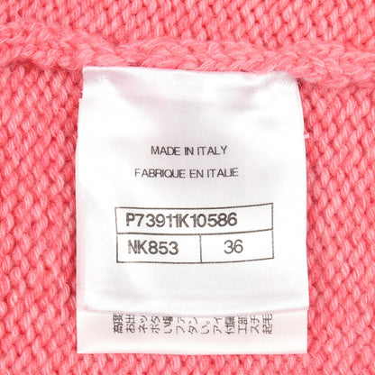ココマーク クルーネック ニット カシミヤ ピンク イエロー シャネル トップス CHANEL