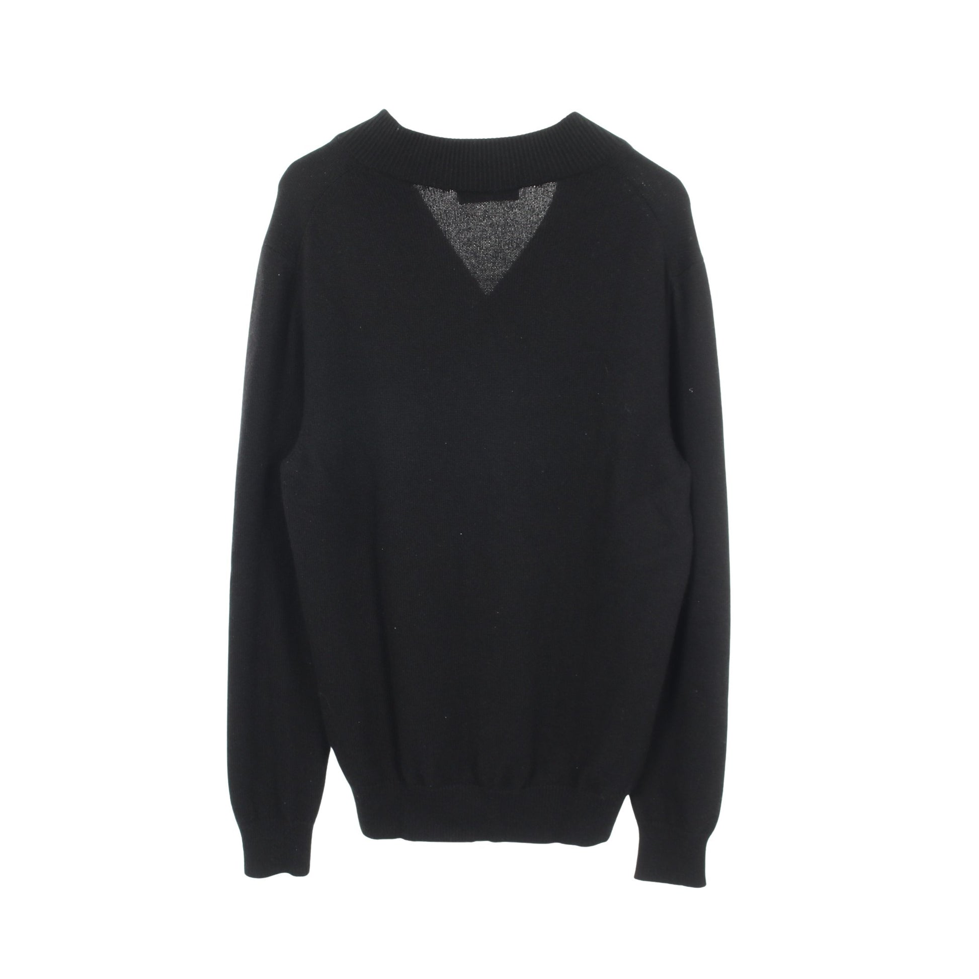 Vネック ニット カシミヤ ブラック ドルチェアンドガッバーナ トップス DOLCE&GABBANA