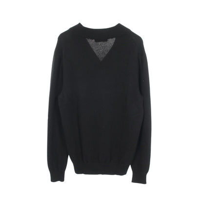 Vネック ニット カシミヤ ブラック ドルチェアンドガッバーナ トップス DOLCE&GABBANA