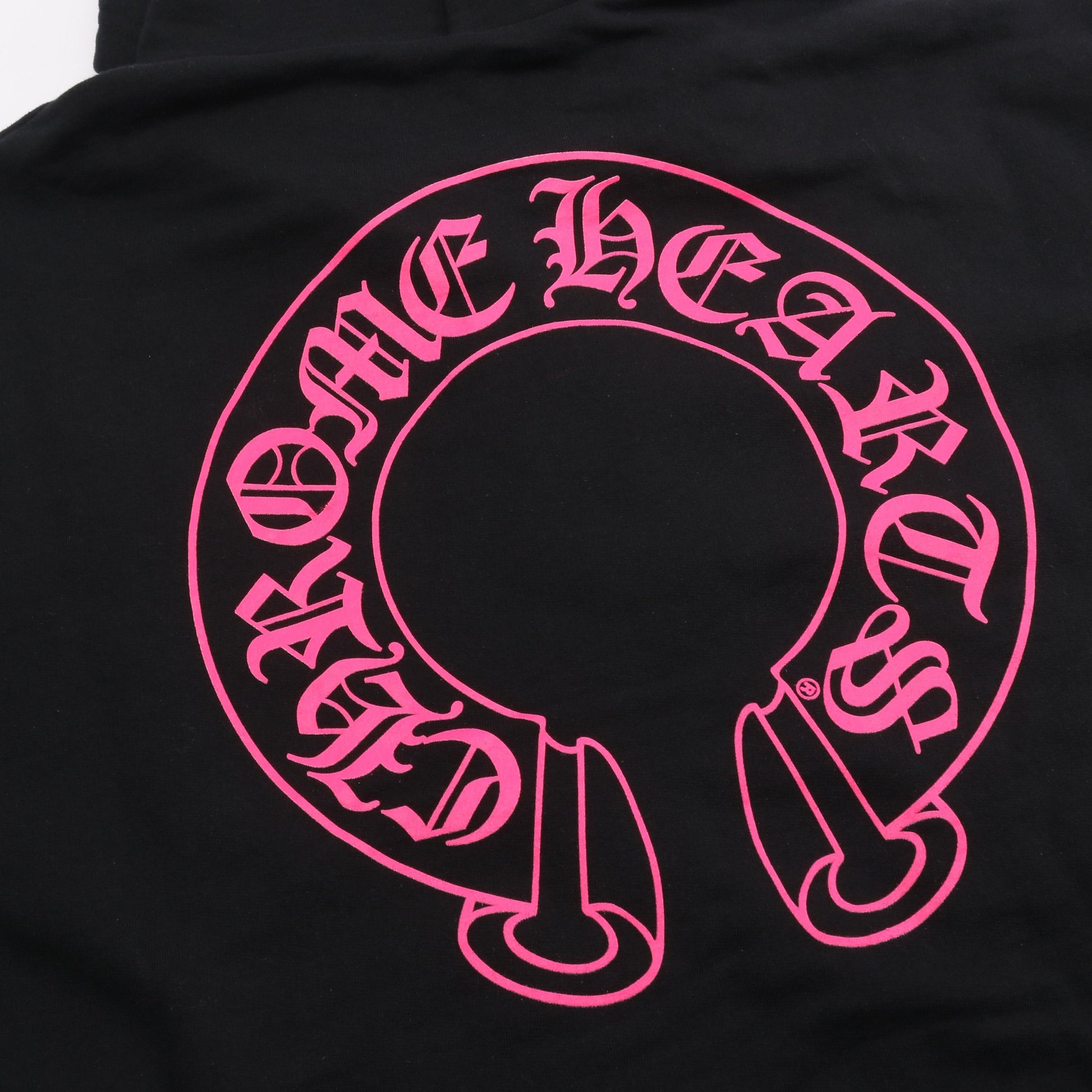 ホースシュー フローラルクロス ダガージップ ジップアップパーカー コットン ブラック ピンク クロムハーツ トップス Chrome Hearts