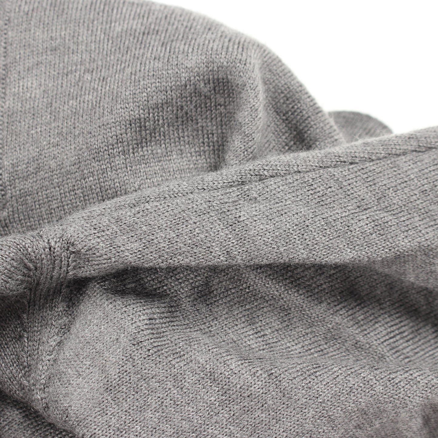 BEE刺繍 長袖 ニット ポロシャツ ウール グレー ディオールオム トップス Dior HOMME