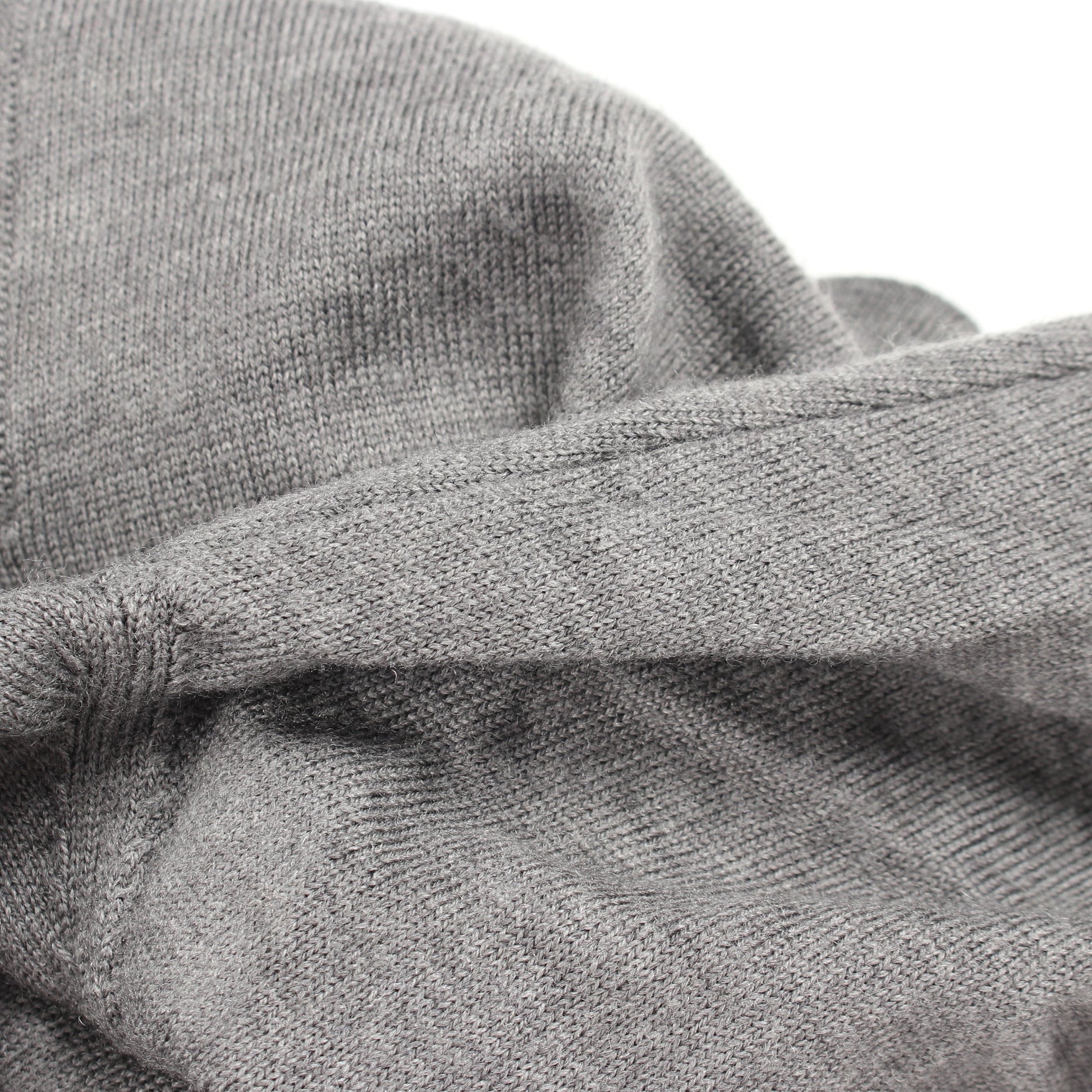 BEE刺繍 長袖 ニット ポロシャツ ウール グレー ディオールオム トップス Dior HOMME