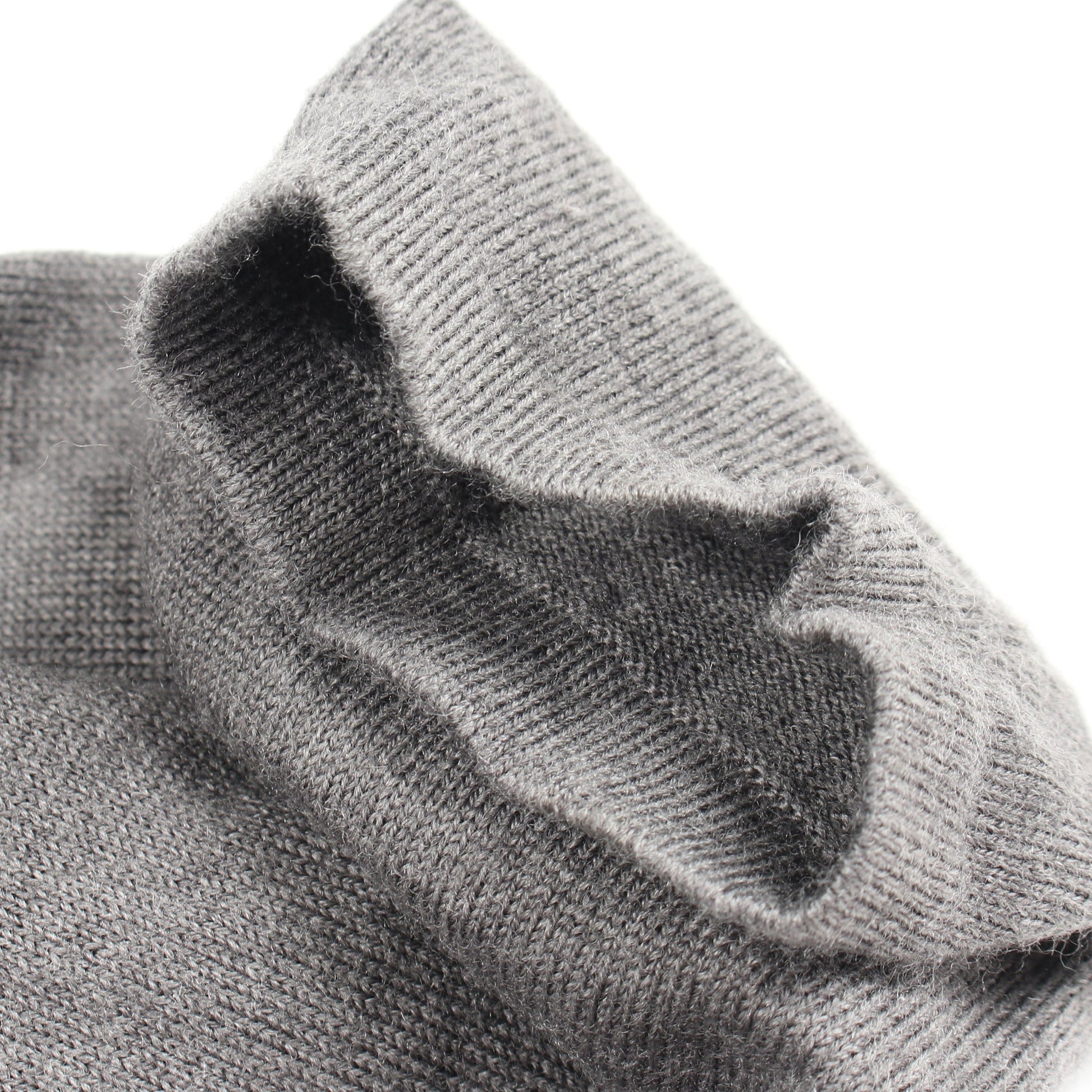BEE刺繍 長袖 ニット ポロシャツ ウール グレー ディオールオム トップス Dior HOMME