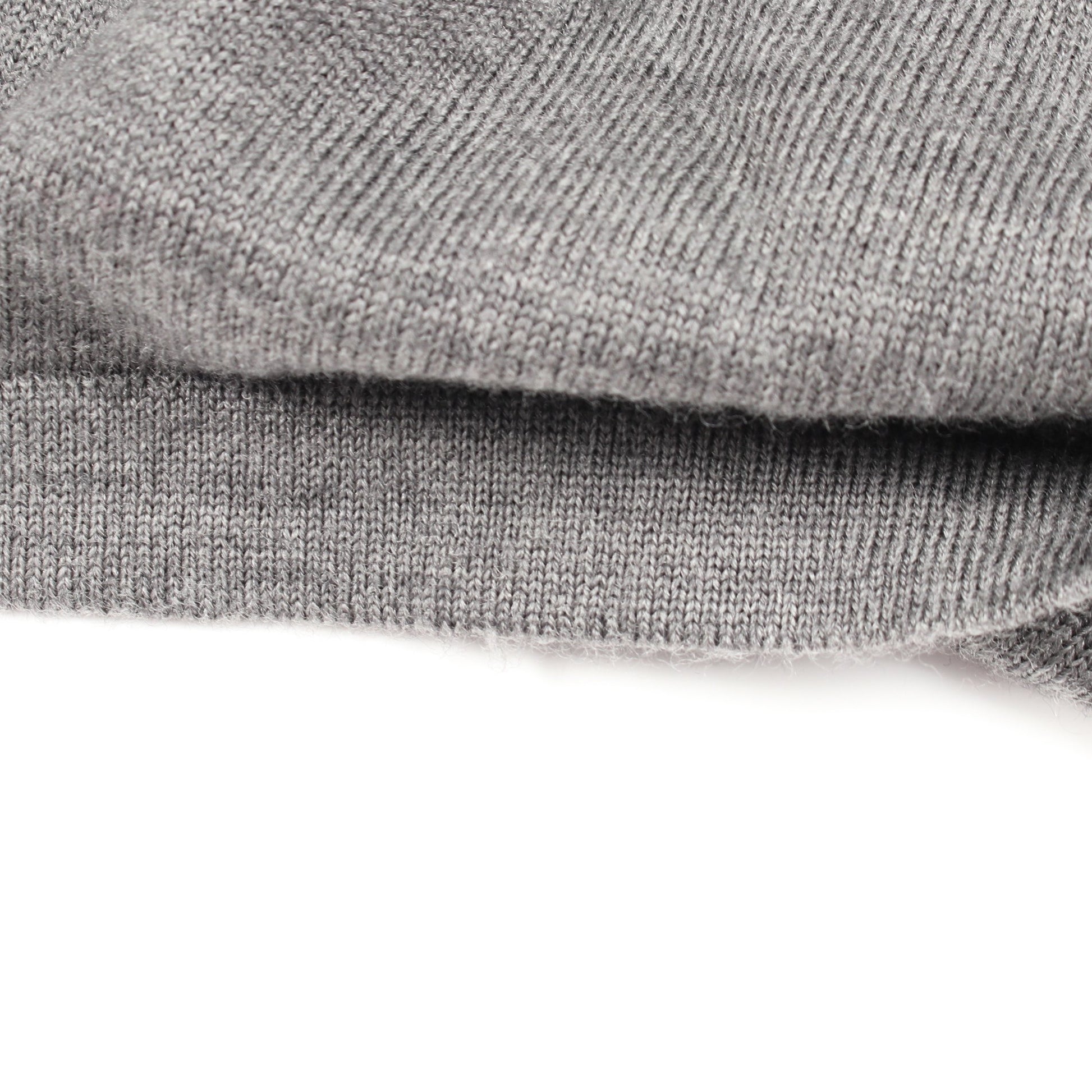 BEE刺繍 長袖 ニット ポロシャツ ウール グレー ディオールオム トップス Dior HOMME