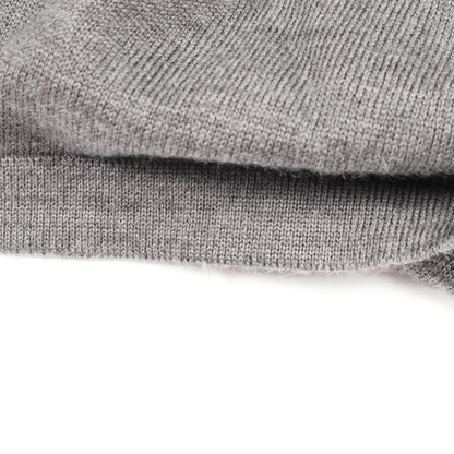 BEE刺繍 長袖 ニット ポロシャツ ウール グレー ディオールオム トップス Dior HOMME