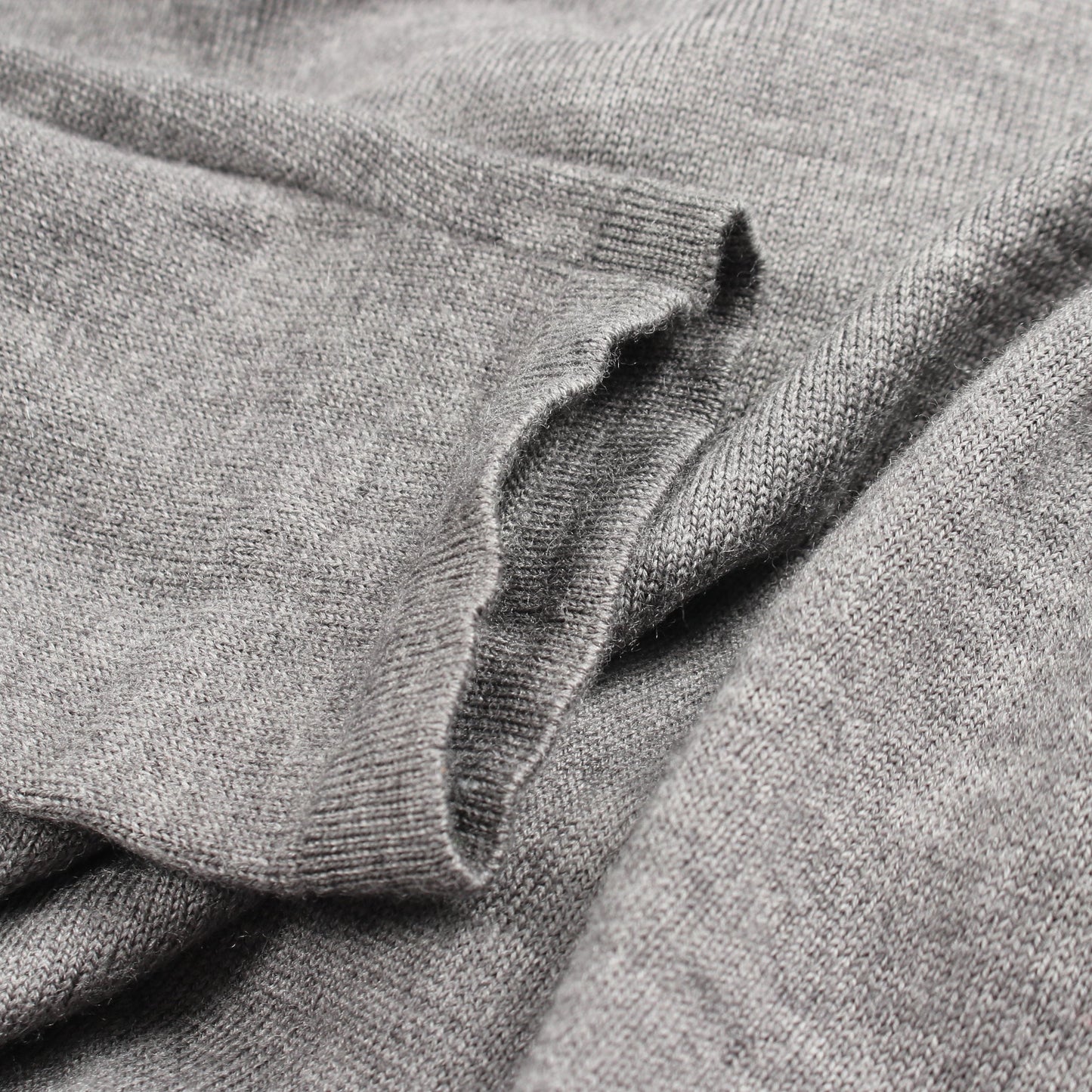 BEE刺繍 長袖 ニット ポロシャツ ウール グレー ディオールオム トップス Dior HOMME