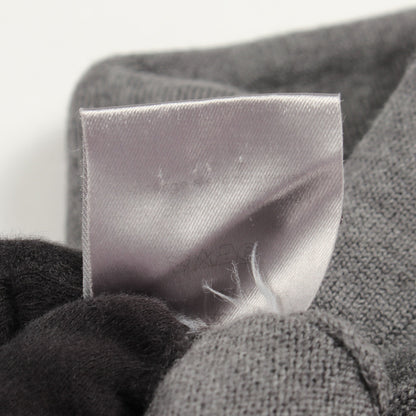 BEE刺繍 長袖 ニット ポロシャツ ウール グレー ディオールオム トップス Dior HOMME