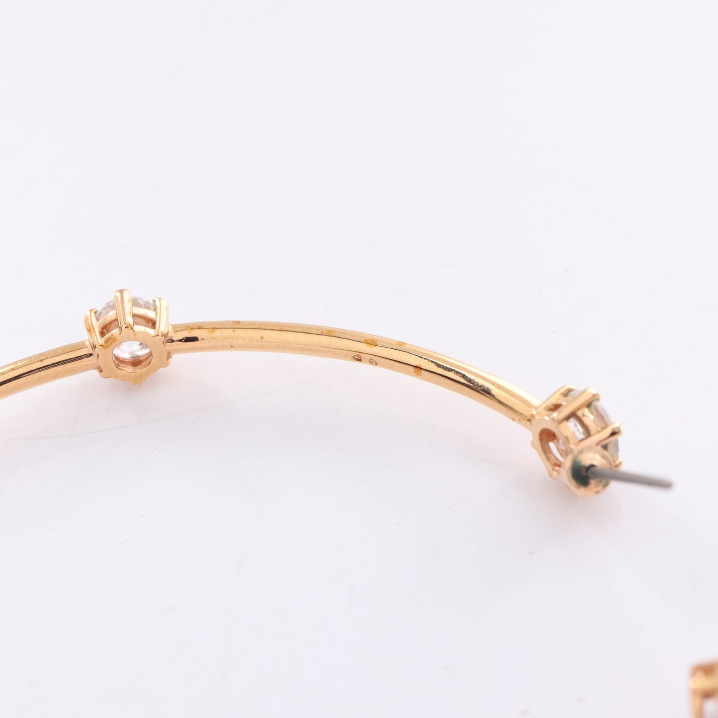 コンステラ フープ ピアス GP ラインストーン ピンクゴールド クリア スワロフスキー アクセサリー SWAROVSKI
