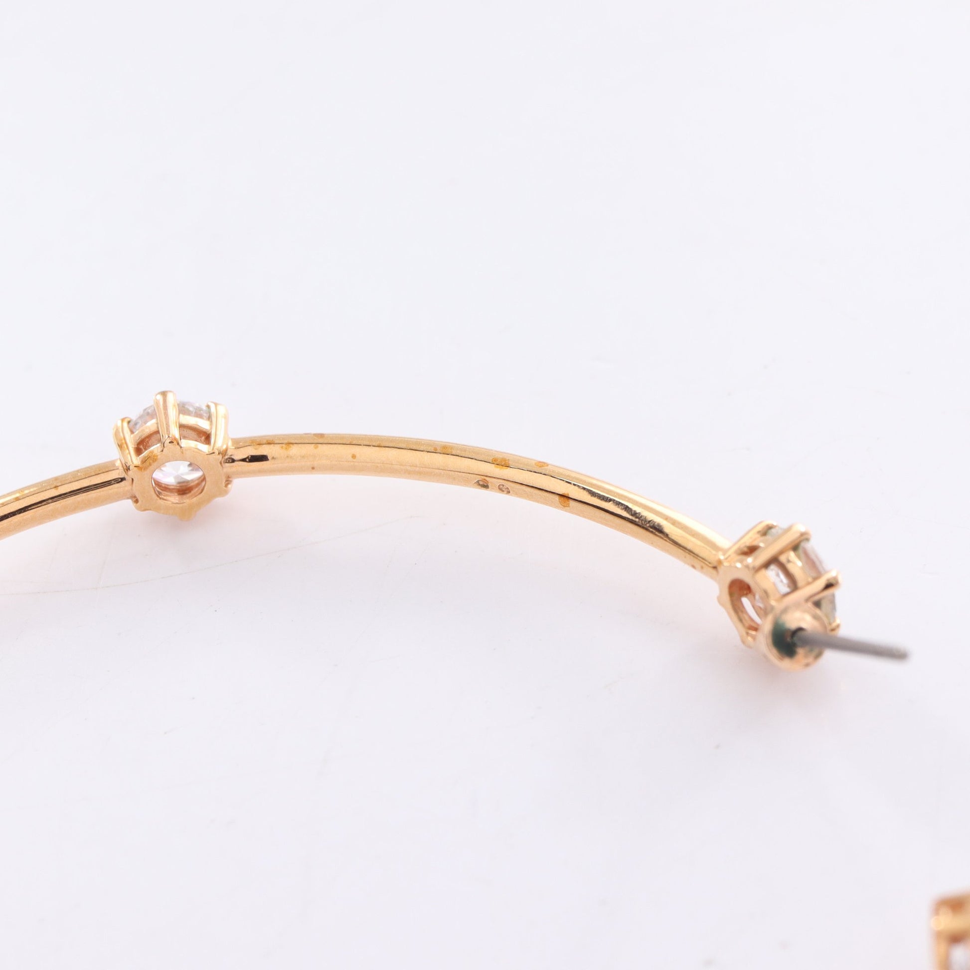 コンステラ フープ ピアス GP ラインストーン ピンクゴールド クリア スワロフスキー アクセサリー SWAROVSKI