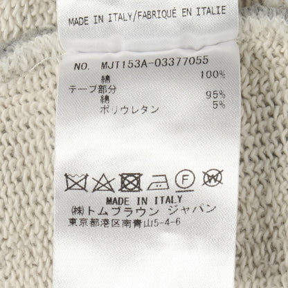 ループバッグジャージ ジップアップパーカー コットン グレー トムブラウン トップス THOM BROWNE