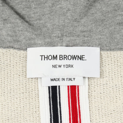 ループバッグジャージ ジップアップパーカー コットン グレー トムブラウン トップス THOM BROWNE