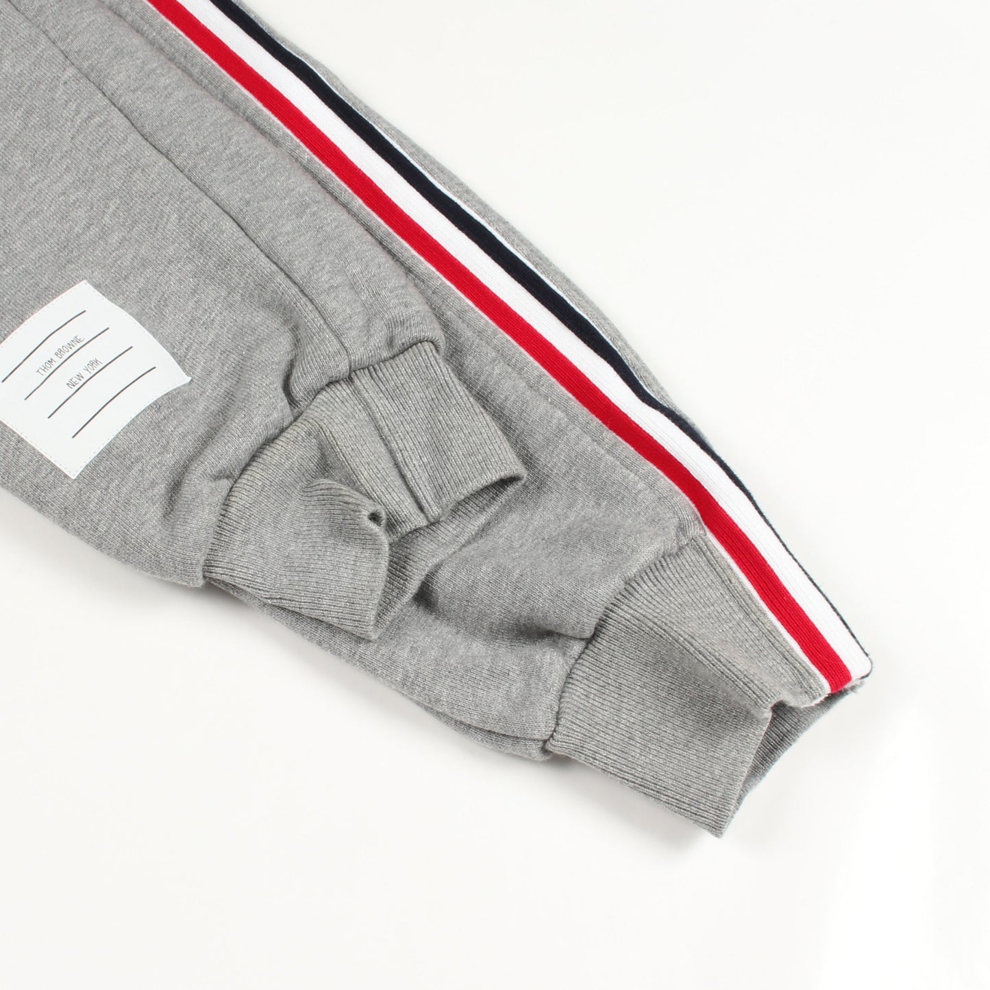 ループバック サイドストライプ スウェットパンツ コットン グレー トムブラウン ボトムス THOM BROWNE
