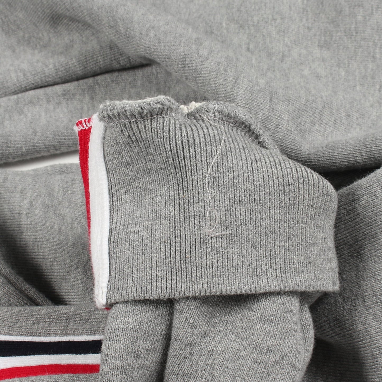 ループバック サイドストライプ スウェットパンツ コットン グレー トムブラウン ボトムス THOM BROWNE
