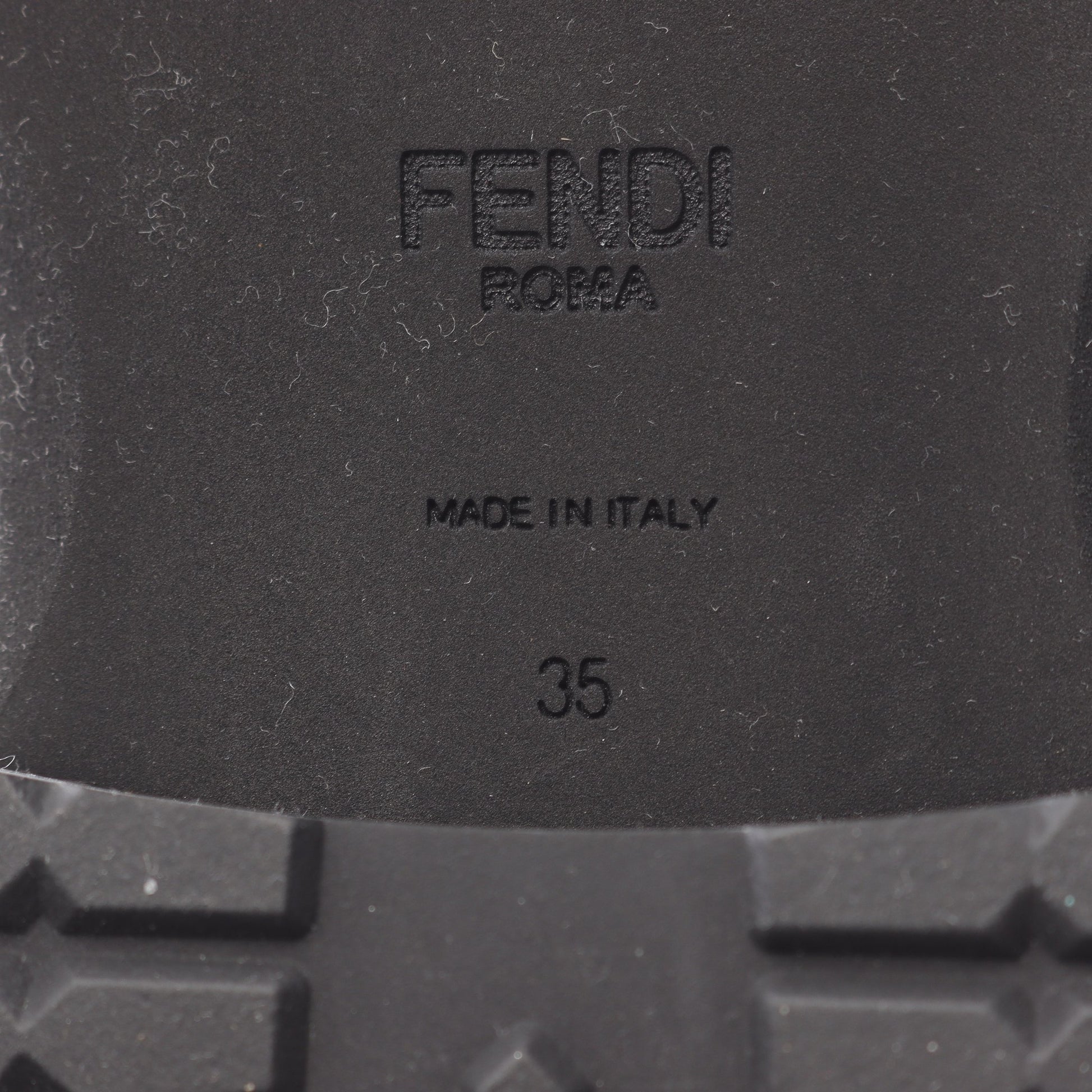 ズッカ ロング ブーツ ファブリック レザー ベージュ ブラック フェンディ シューズ FENDI